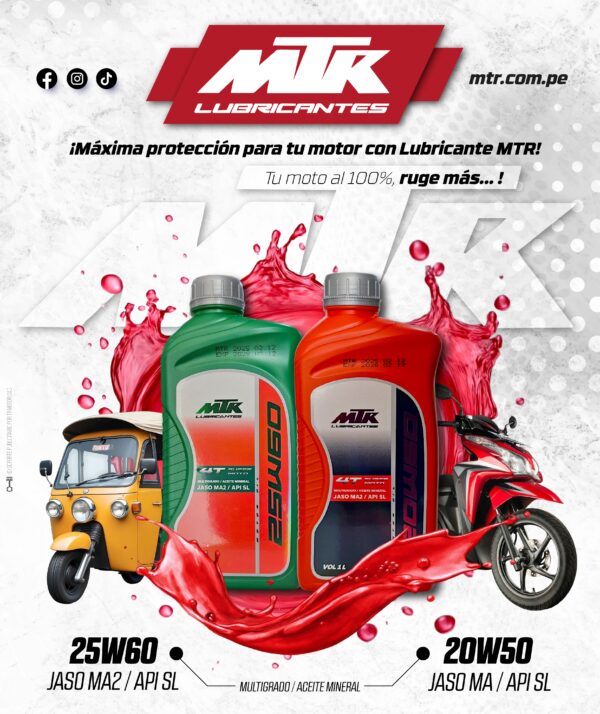 ACEITE MTR URBANO MINERAL 20W-50 - Imagen de 4